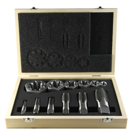 Drillco IMPORT CARBON 12 PC. NPT PIPE SET 2700C12